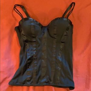 black corset top